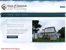 Tablet Screenshot of houseofdiamondsart.com
